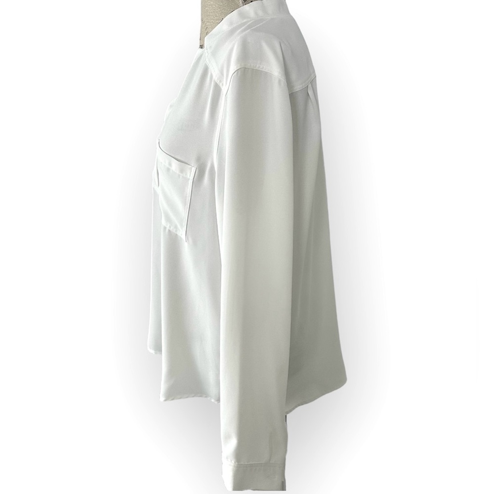 NWT Nine West off white luxurious blouse - Picture 4 of 5